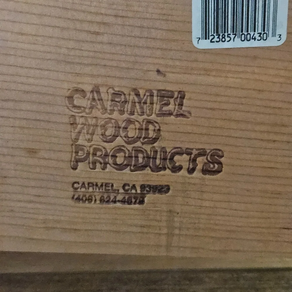 Vintage Camel Wood Products Wooden Bunny Basket Crate Easter Rabbit‎ Decor